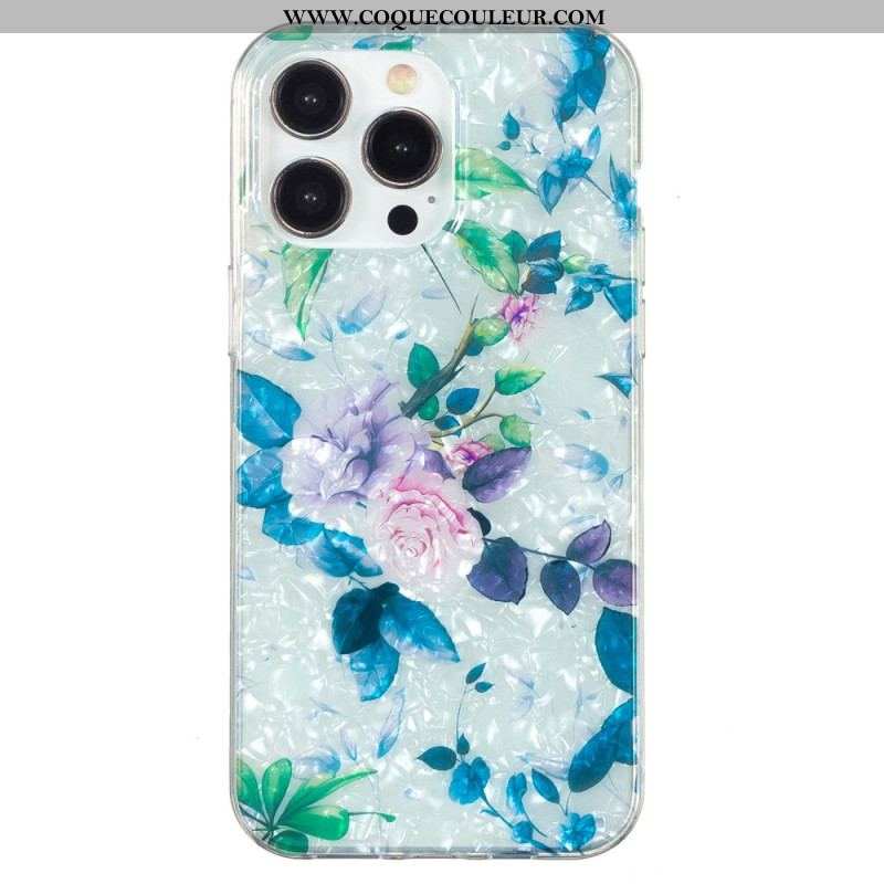 Coque iPhone 15 Pro Florale