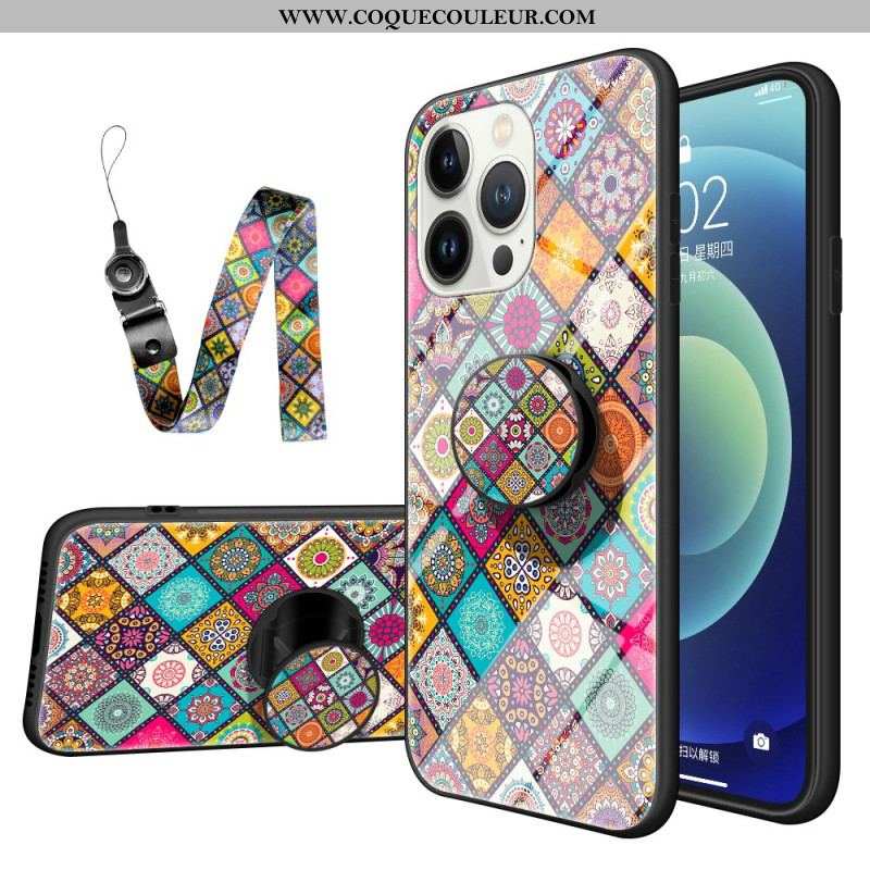 Coque iPhone 15 Pro Patchwork