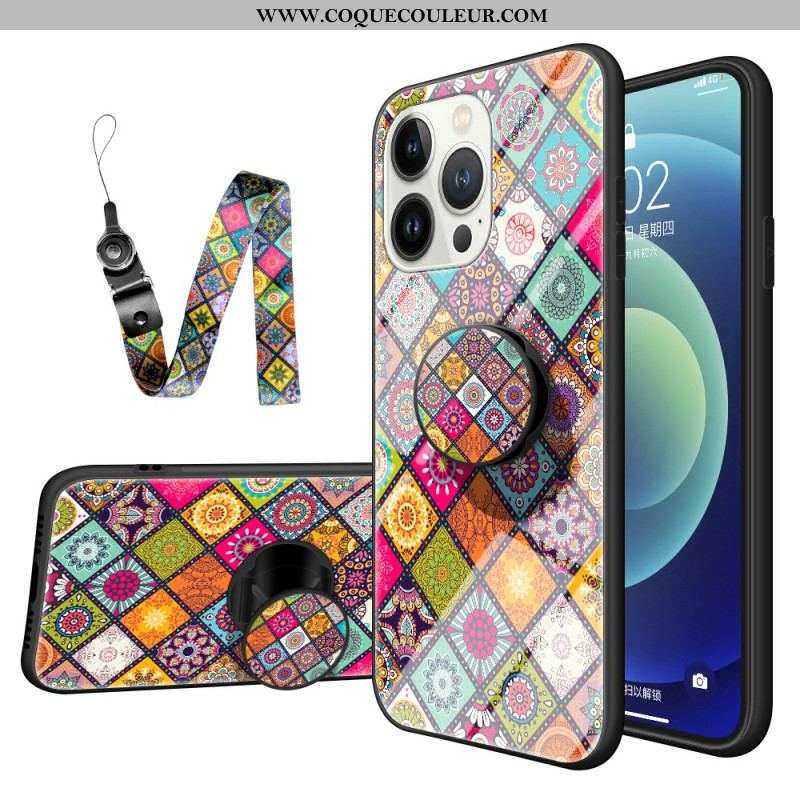 Coque iPhone 15 Pro Patchwork