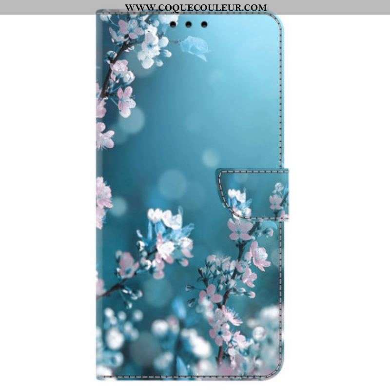 Housse iPhone 15 Pro Fleurs de Prunier