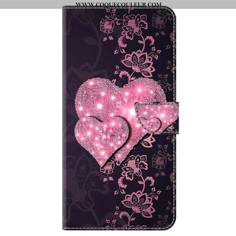 Housse iPhone 15 Pro Coeurs