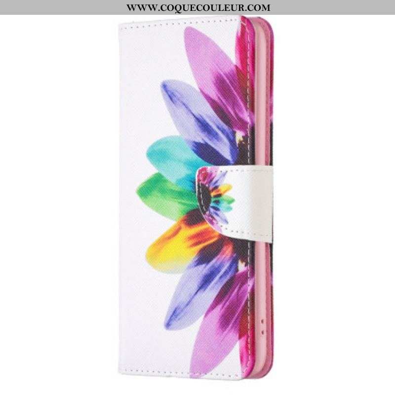 Housse iPhone 15 Fleur Aquarelle