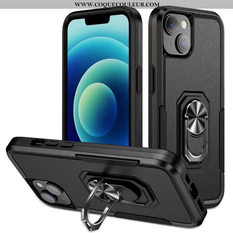 Coque iPhone 15 Anneau-Support Stylé