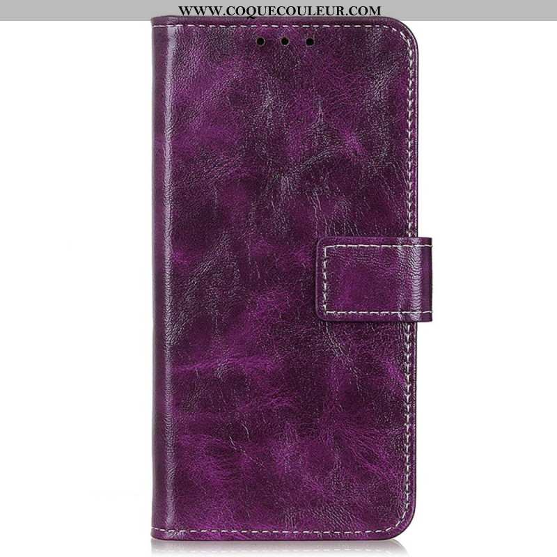 Housse Huawei Nova 11 Pro Effet Cuir Brillant