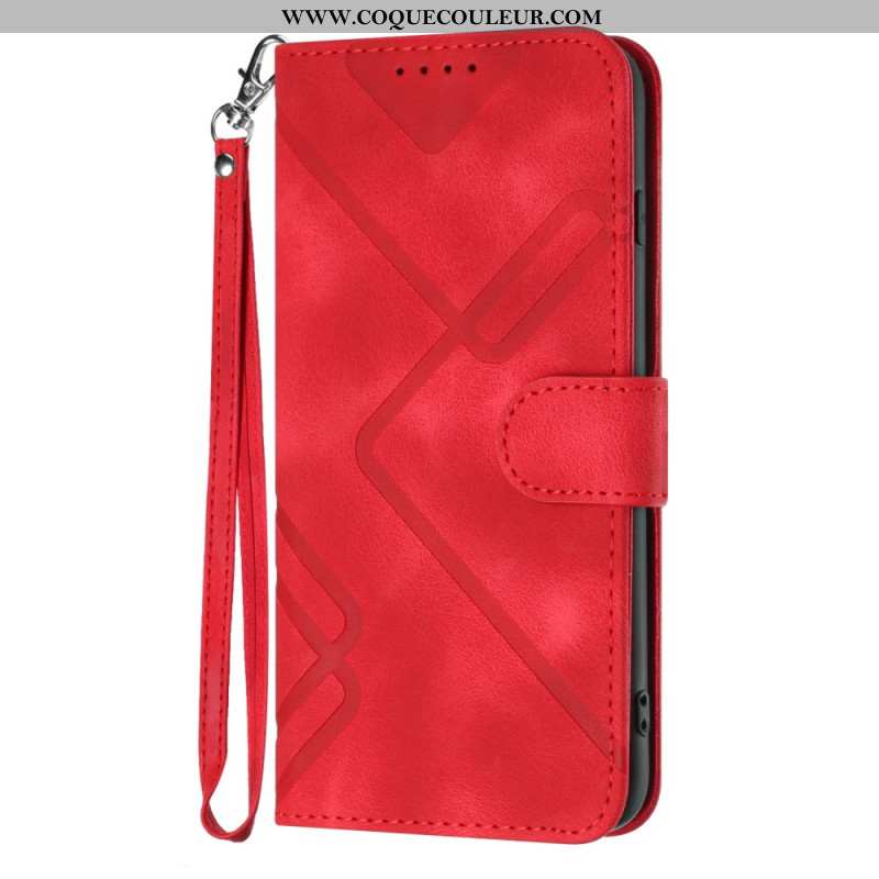 Housse OnePlus 12 5G Style Rétro avec Lanière