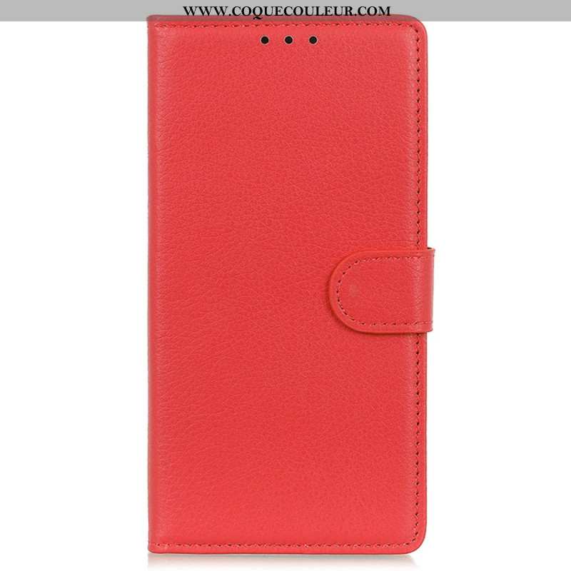 Housse OnePlus 12 5G Simili Cuir Traditionnel