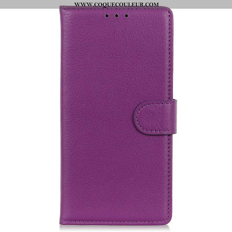 Housse OnePlus 12 5G Simili Cuir Traditionnel