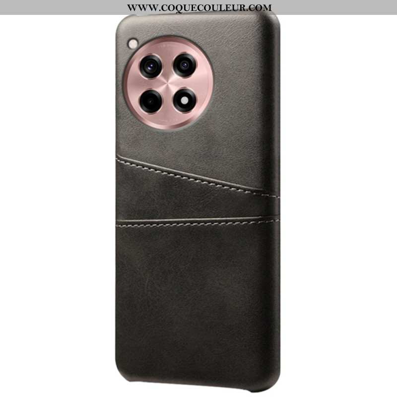 Coque OnePlus 12R 5G Effet Cuir Porte-Cartes