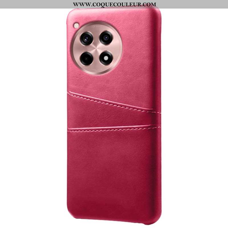 Coque OnePlus 12R 5G Effet Cuir Porte-Cartes