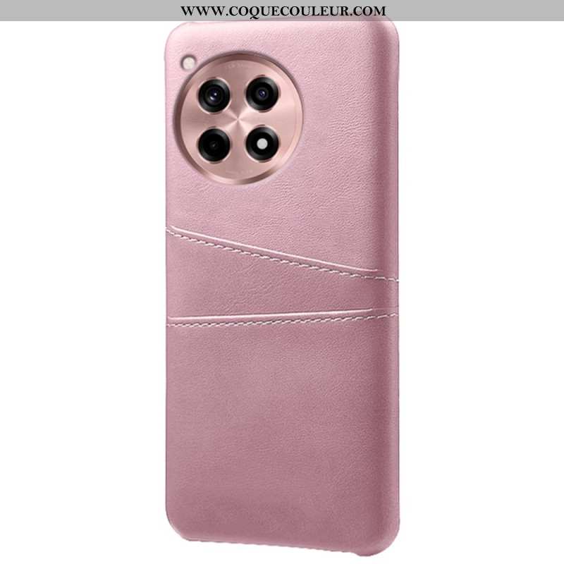 Coque OnePlus 12R 5G Effet Cuir Porte-Cartes
