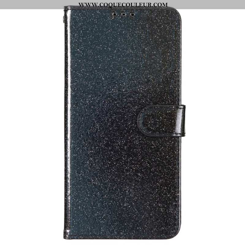 Housse Oppo A98 5G Paillettes à Lanière