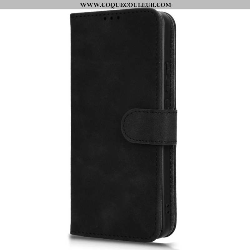 Housse Oppo Reno 11F Simili Cuir Effet Daim