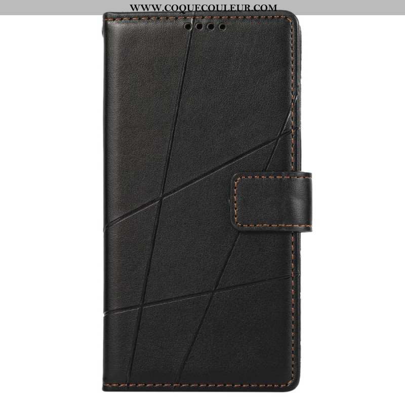 Housse Oppo Reno 12 5G Lignes à Lanière