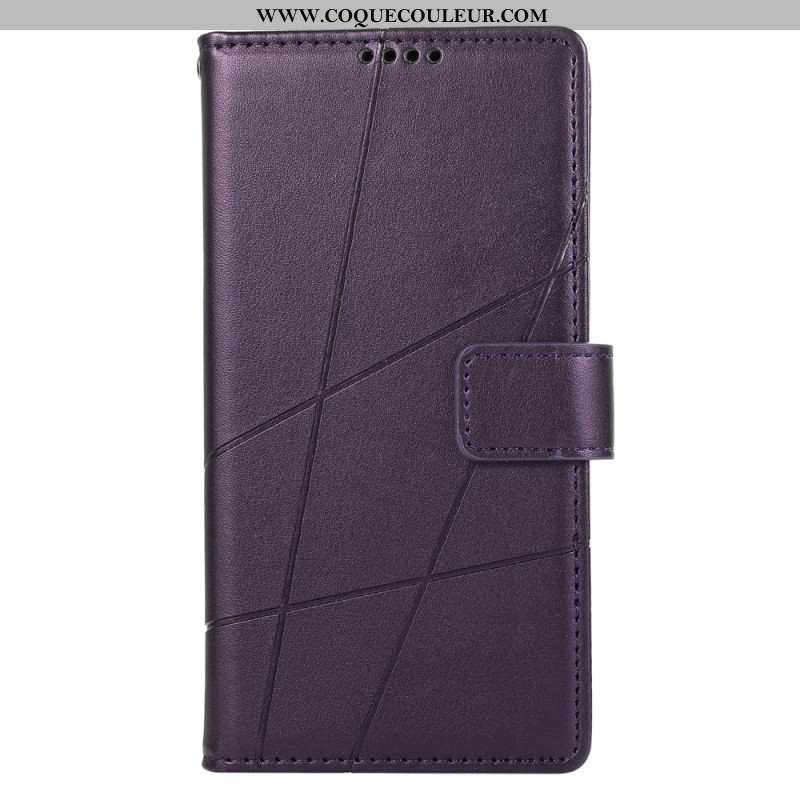 Housse Oppo Reno 12 5G Lignes à Lanière