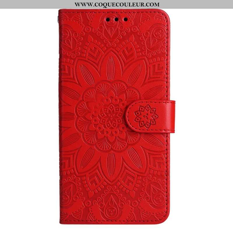 Housse Samsung Galaxy A15 5G Impression Mandala avec Lanière