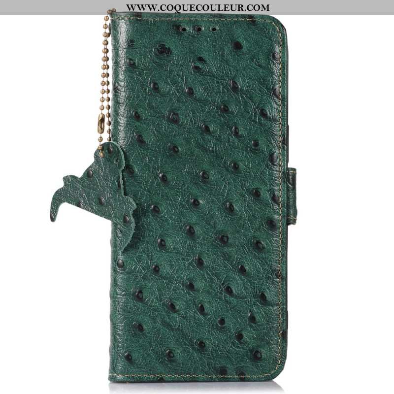 Housse Samsung Galaxy A16 4G / 5G Cuir Texture Autruche
