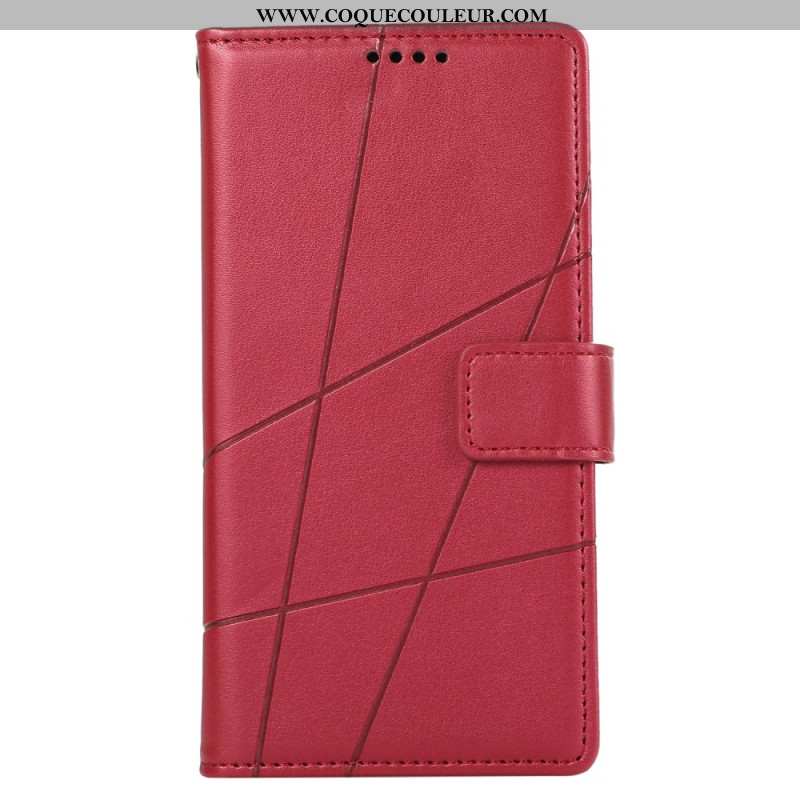 Housse Samsung Galaxy M55 5G Lignes à Lanière