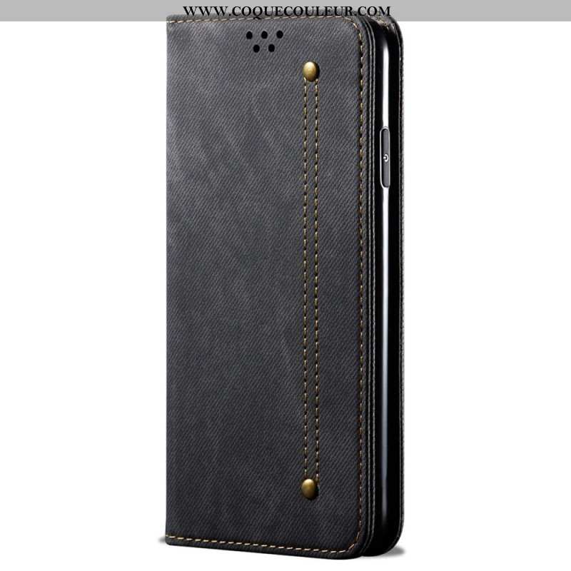 Flip Cover Samsung Galaxy S24 Plus 5G Texture Jeans