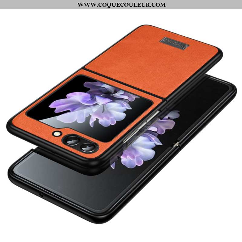 Coque Samsung Galaxy Z Flip 5 Simili Cuir SULADA