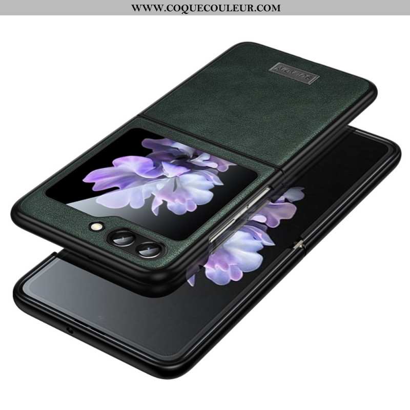 Coque Samsung Galaxy Z Flip 5 Simili Cuir SULADA