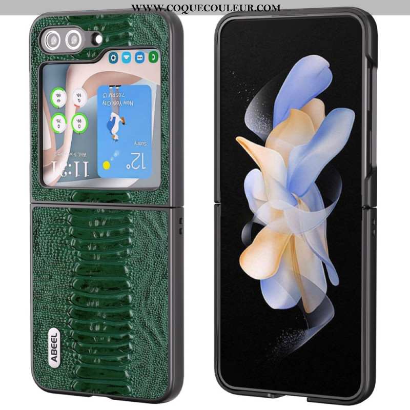 Coque Samsung Galaxy Z Flip 5 Design Crocodile ABEEL