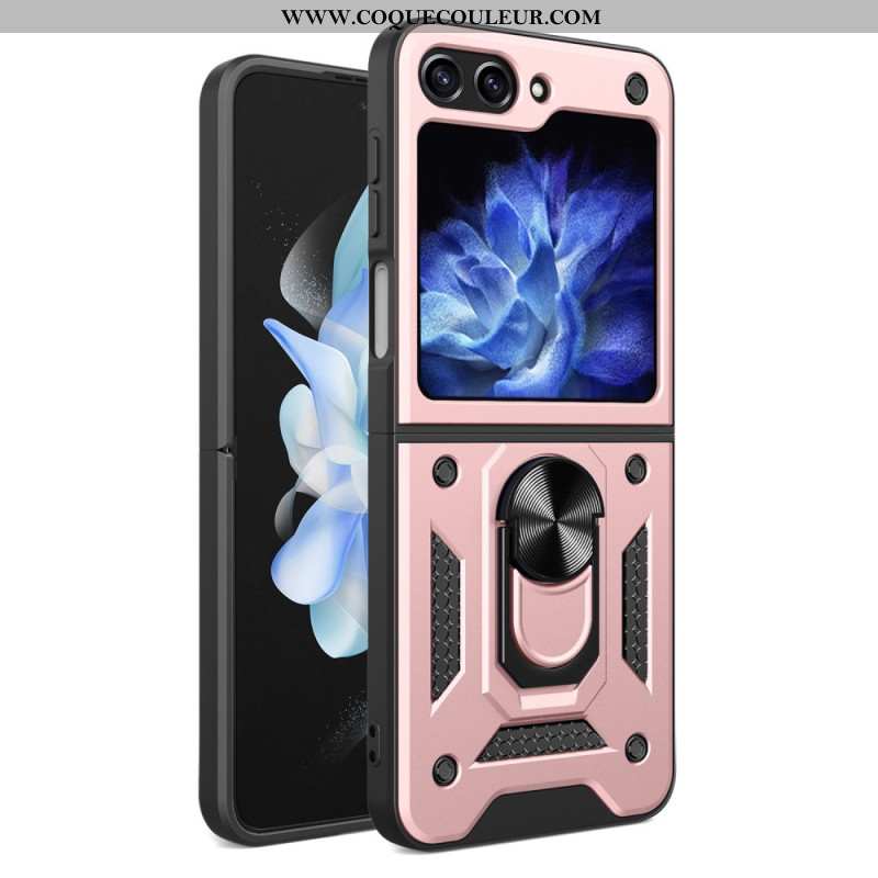 Coque Samsung Galaxy Z Flip 5 Rigide avec Anneau-Support