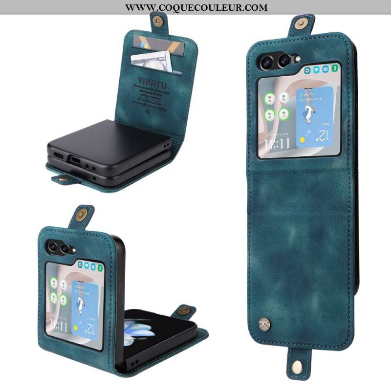 Coque Samsung Galaxy Z Flip 6 Porte-Cartes YIKATU