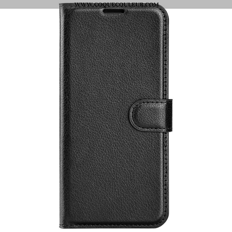 Housse Sony Xperia 1 VI Simili Cuir Litchi Classique