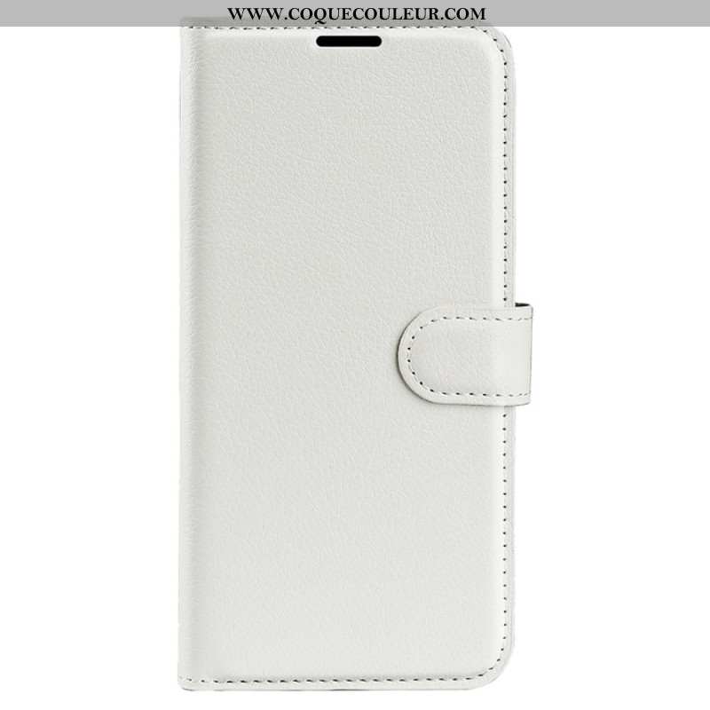 Housse Sony Xperia 1 VI Simili Cuir Litchi Classique