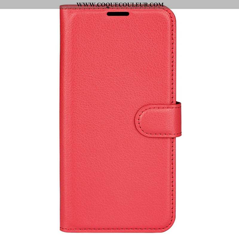 Housse Sony Xperia 1 VI Simili Cuir Litchi Classique
