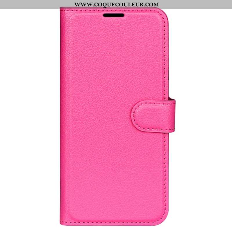 Housse Sony Xperia 1 VI Simili Cuir Litchi Classique