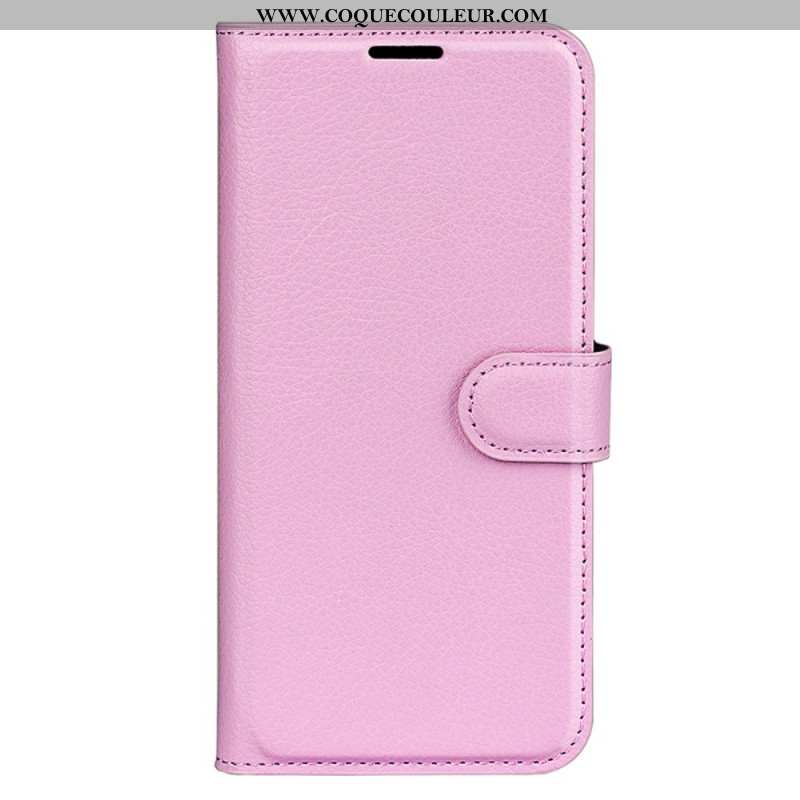Housse Sony Xperia 1 VI Simili Cuir Litchi Classique