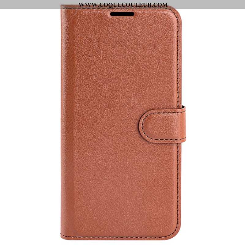 Housse Sony Xperia 1 VI Simili Cuir Litchi Classique