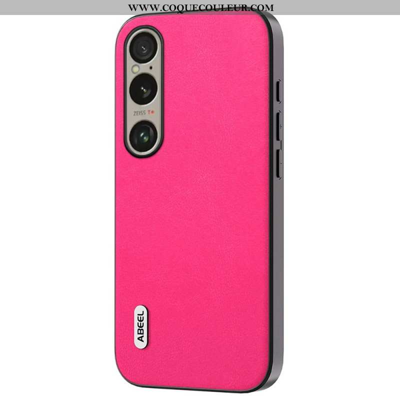Coque Sony Xperia 1 VI Simili Cuir ABEEL