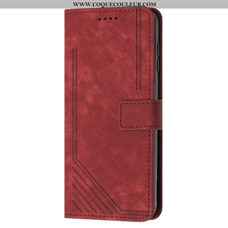 Housse Sony Xperia 10 VI Lignes à Lanière