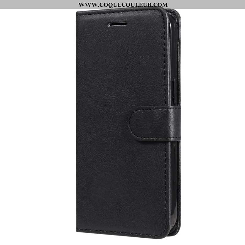Housse Xiaomi 14 Pro Style Cuir Uni à Lanière