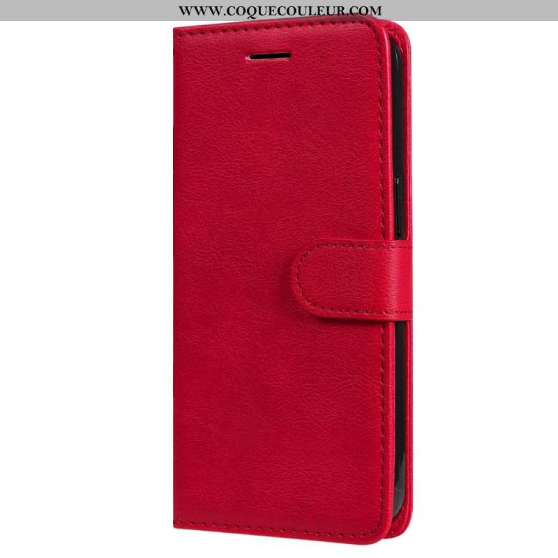 Housse Xiaomi 14 Pro Style Cuir Uni à Lanière