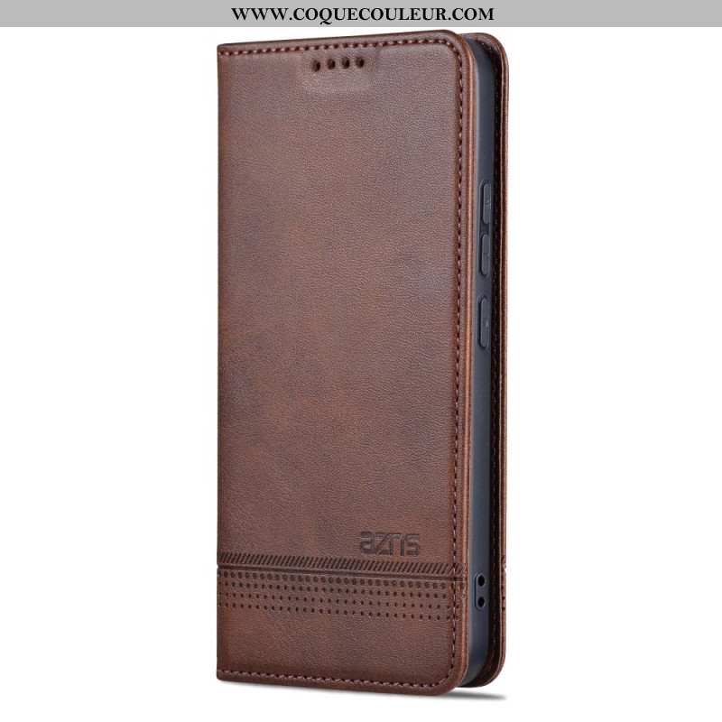 Flip Cover Xiaomi 14 Pro Simili Cuir AZNS