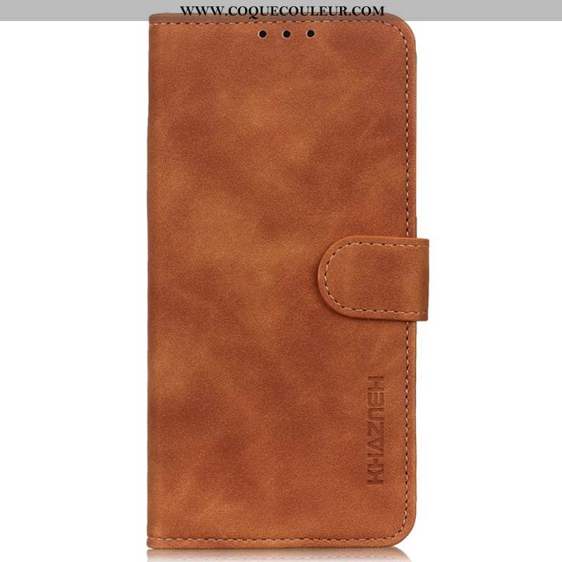 Housse Xiaomi 14 Pro Simili Cuir Vintage KHAZNEH