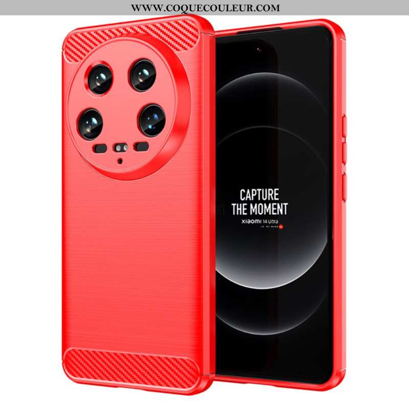 Coque Xiaomi 14 Ultra Fibre Carbone Brossée