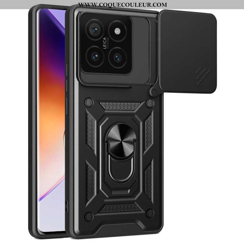 Coque Xiaomi 14T Protection Camera Coulissante et Support