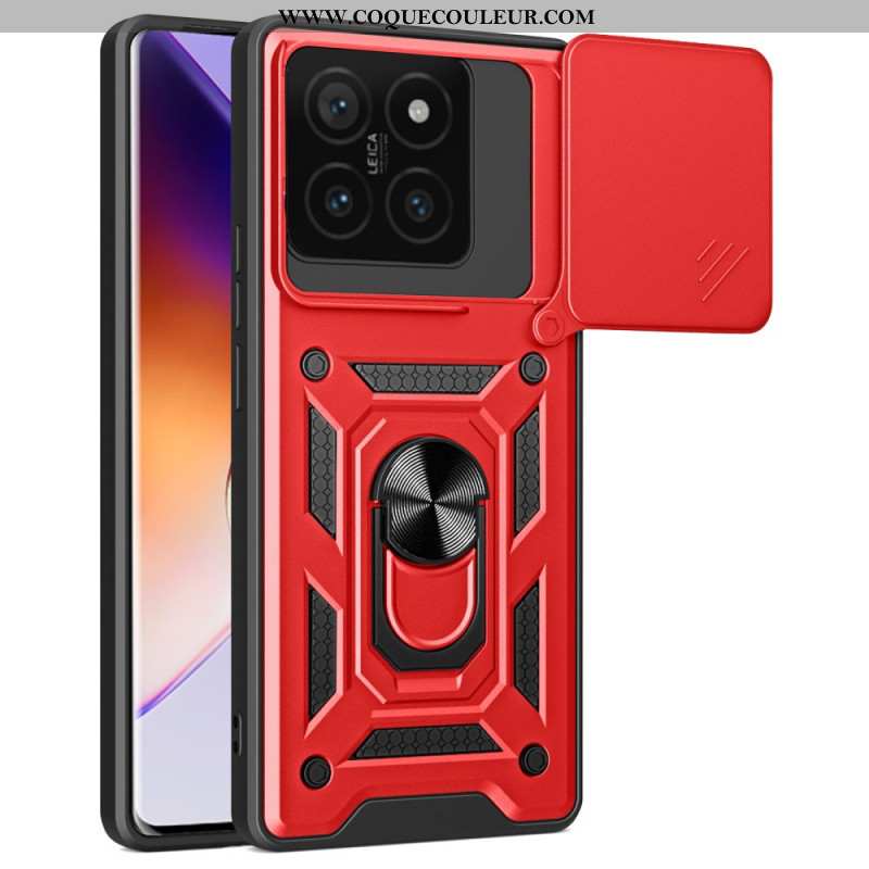 Coque Xiaomi 14T Protection Camera Coulissante et Support