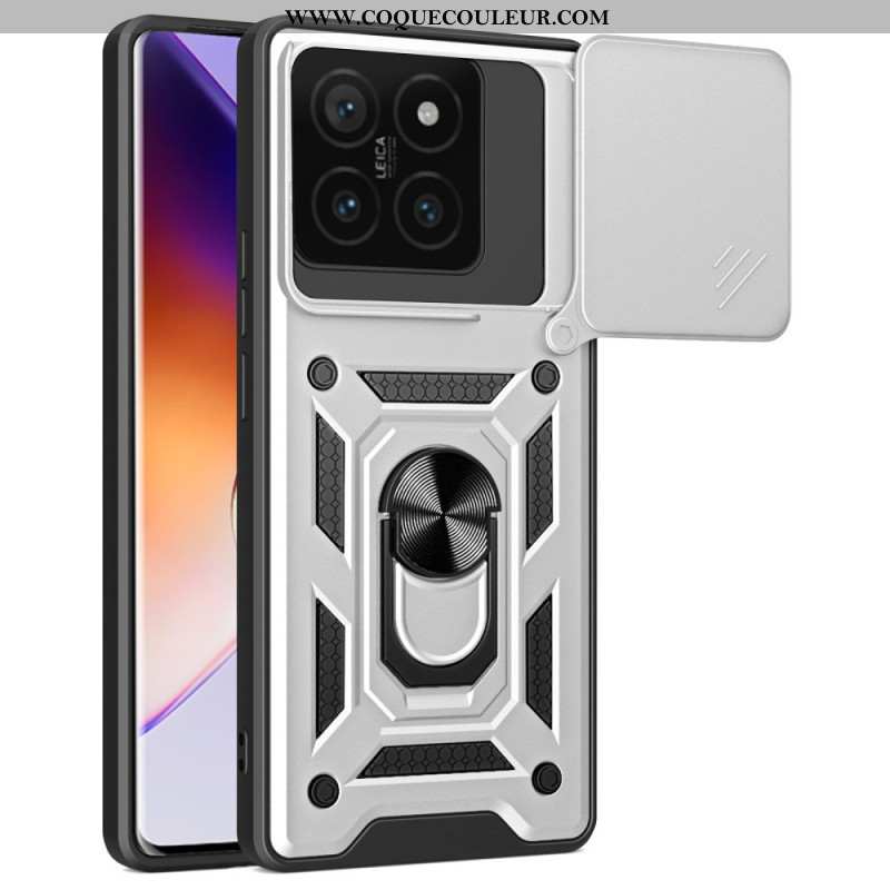 Coque Xiaomi 14T Protection Camera Coulissante et Support