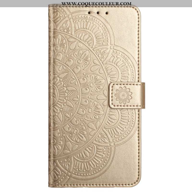 Housse Xiaomi Redmi Note 13 4G Impression Mandala à Lanière