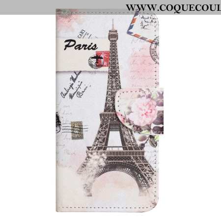 Housse Xiaomi Redmi Note 13 5G Tour Eiffel Vintage