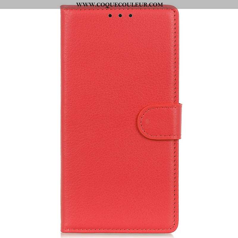 Housse Xiaomi Redmi Note 13 Pro 4G / Poco M6 Pro 4G Simili Cuir Traditionnel