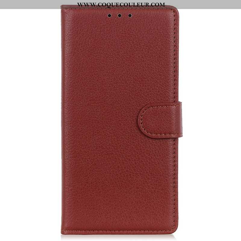 Housse Xiaomi Redmi Note 13 Pro 4G / Poco M6 Pro 4G Simili Cuir Traditionnel