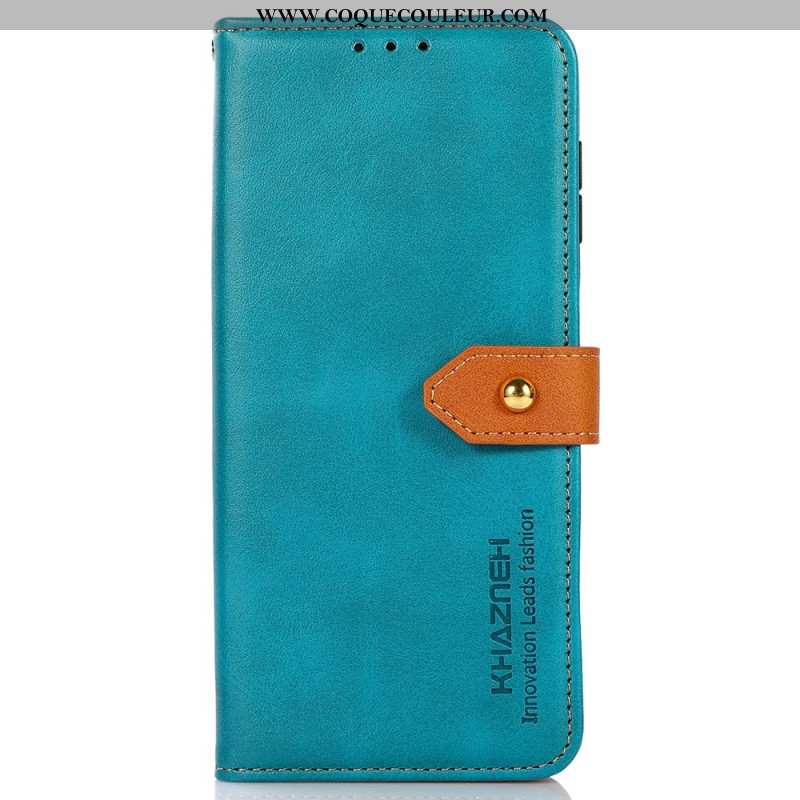 Housse Xiaomi Redmi Note 13 Pro 4G / Poco M6 Pro 4G Fermoir Doré KHAZNEH