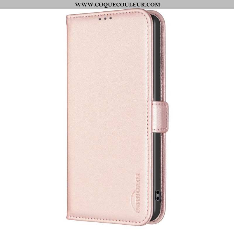 Housse iPhone 16 Plus Style Cuir BINFEN COLOR