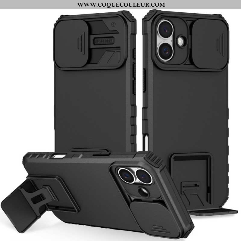 Coque iPhone 16 Plus Curseur de Caméra et Support
